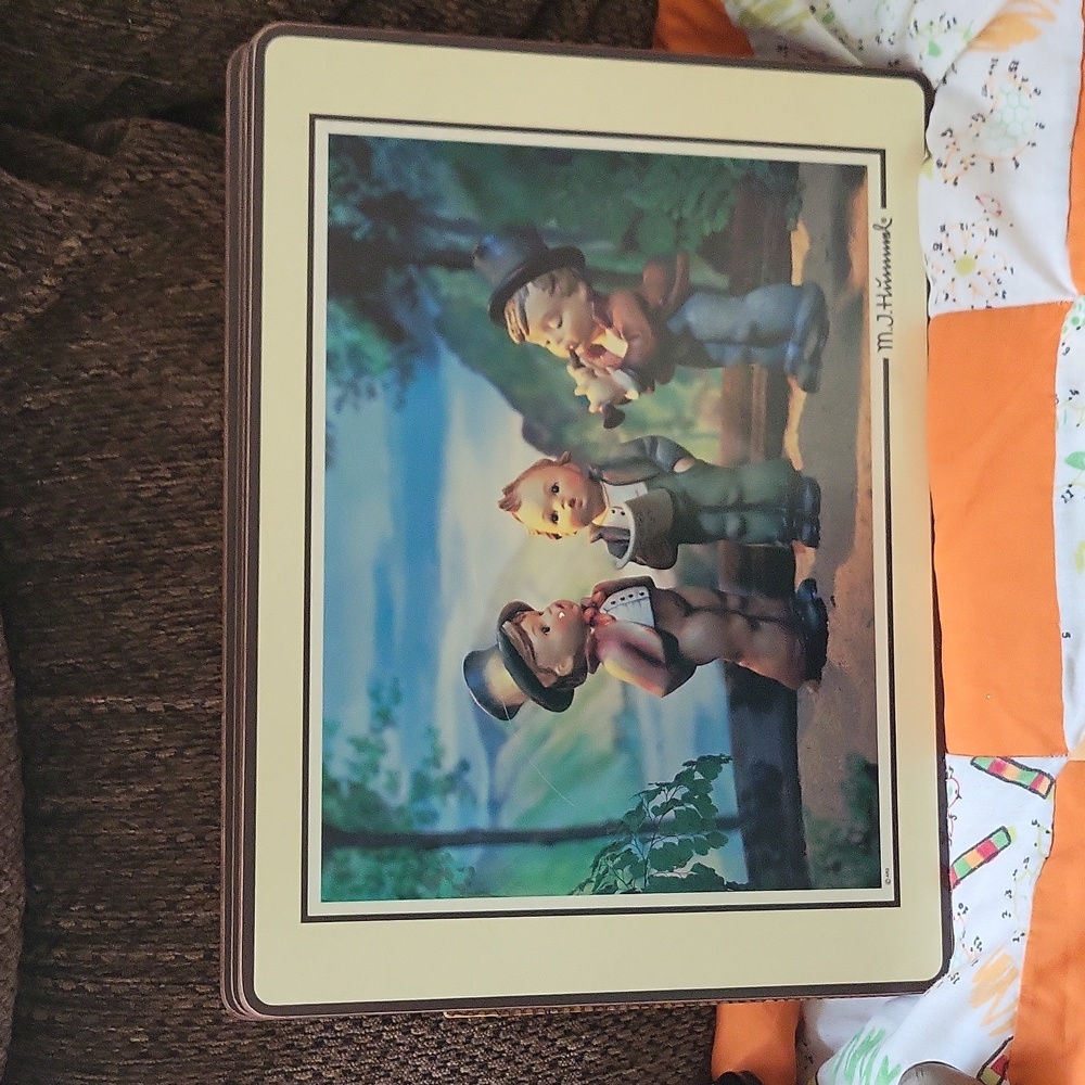 Vintage 1986 MJ Hummel by Pimpernel 4 placemats